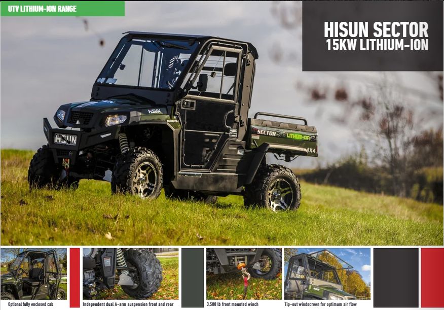 Hi-Sun Sector UTV - Electric Hi-Sun UTV | Mike Pryce Machinery